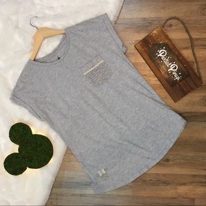 SALE! Disney Parks Gray Minnie Mouse Pocket Tee